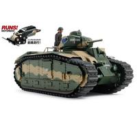TAMIYA 30058 MILITARY MODEL FRENCH BATTLE TANK B1 BIS (W/SINGLE MOTOR) 1/35