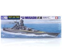 Tamiya 31114 Japanese Battleship Musashi Ship Scale 1/700 Hobby Plastic Kit NEW