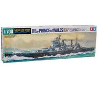 TAMIYA 31615 1:700 British Prince of Wales Battles.WL, Model Making, Plastic Kit, Crafts, Hobby, Gluing, Plastic Kit, Multi-Colour