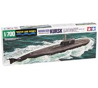 TAMIYA 31906 1:700 Rus. SSGN Kursk Oscar-II Submarine, Model Building, Plastic Kit, Crafts, Hobby, Gluing, Plastic Kit, Multi-Coloured
