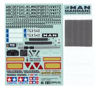 Tamiya 319495693 - Sticker Bag MAN TGX 18.540 56329 - New