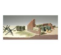 TAMIYA 300032508 WWII Diorama Set Walls and Sandbags 1:48