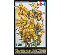 Tamiya 32521 1/48 WWII Russian Infantry & Tank Crew Set (US IMPORT)