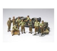 TAMIYA 32552 1:48 WWII U.S. Army Infantry At Rest with Jeep