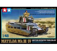 TAMIYA 300032572-1:48 Matilda Mk.III/IV British Infantry