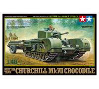 British Tank Churchill Mk.VII Crocodile | Tamiya 1/48 Scale Military Vehicle Kit