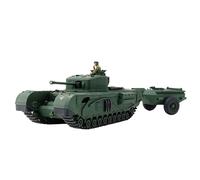 TAMIYA 32594 1:48 British Tank Churchill Mk.VII Crocodile, Model Building, Plastic Kit, Crafts, Hobby, Gluing, Plastic Kit