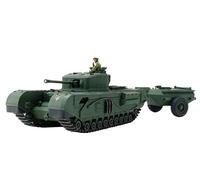 British Tank Churchill Mk.VII Crocodile | Tamiya 1/48 Scale Military Vehicle Kit