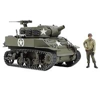 TAMIYA 32604 1:48 US M8 Howitzer Self-Propelled Model Building, Plastic Kit, Crafts, Hobby, Gluing, Plastic Kit, Unpainted, Multicoloured