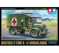British WWII 2t 4x2 Ambulance Truck 1:48 Military Plastic Model Assembly Kit