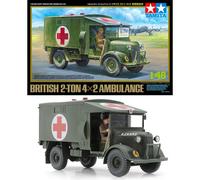 British WWII 2t 4x2 Ambulance Truck 1:48 Military Plastic Model Assembly Kit