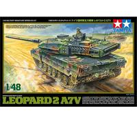 Tamiya 32607 Leopard 2 A7V German Main Battle Tank 1:48 Model Kit