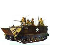 Tamiya TM35040 M113 US APC 1/35 Army Military Land Vehicle Model Building Kits, Brown