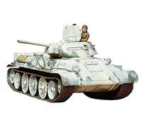 TAMIYA 35049 1:35 Russian Pz T-34/76 Model 1942 (2), faithful replica, model making, plastic kit, crafts, hobbies, gluing, model kit, assembly, unpainted