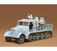 Tamiya 35050 German 8t Half Truck w/Anti Aircraft Guns (1:35 Scale)