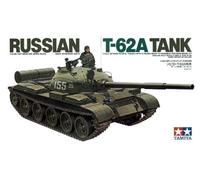 Tamiya Russian T-62A Tank 1:35 Military Plastic Model Assembly Kit