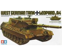 Tamiya 300035112 35112 1:35 BW KPz Leopard 1A4 (1), Model, Plastic, Assembly Kit, Detailed Replica, Light Brown