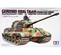 TAMIYA 35164 1:35 German King Tiger Production Turret Panzer Kampfwagen VI Tiger