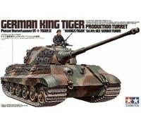 TAMIYA 35164 King Tiger Tank Production Turret 1:35 Military Model Kit