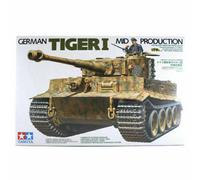 Tamiya German Tiger I Mid Production Tank 1:35 Military Plastic Model Assembly Kit