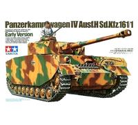 Tamiya 300035209 1: 35 WWII Automotive 161/1 Panzer IV H Fr (1), Grün,schwarz