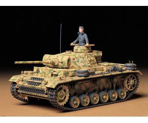 Tamiya 35215 WWII German Pz.Kpfw. III Ausf.L Tank 1/35 Scale Plastic Kit T48Post