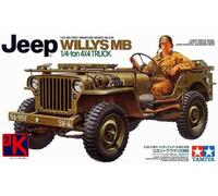 Tamiya 35219 - Jeep Willys MB 1/4 Ton 4x4 Truck - 1/35 Scale T48 Post