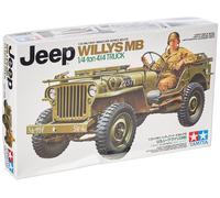 Tamiya - 35219 - Model - Jeep Willys 1/4 Ton - Scale 1:35, Brown, Black