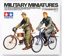 Tamiya 35240 German Soldiers With Bicycles 1:35 Scale Model Kit