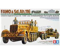 TAMIYA 35246 1:35 German 18 Ton Heavy Half-Track Famo and Tank Transporter Sd.Ah