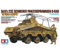 TAMIYA 1/35 Sd.Kfz.232 Schwerer Panzerspahwagen 8-RAD Afrika-Korps Model Kit NEW