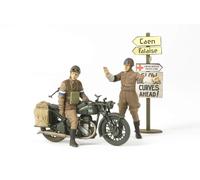 Tamiya 35316 British BSA M20 Motorcycle with Military Police Set 1:35 Scale Kit