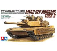 TAMIYA 35326 US M1A2 SEP Abrams Tank TUSK II 1:35 Military Model Kit
