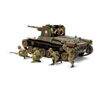 Tamiya 1: 35 Japanese tank type 1 with 6 figures, 300035331, Kompletter Waffentank Mit 6 Puppen