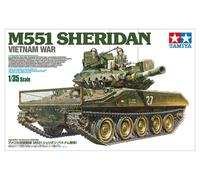 Tamiya Model Kit – US M551 Sheridan (Vietnam) – 1:35 Scale Plastic Tank