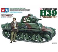 Tamiya 1/35 French Light Tank H39 35389 Scale Military Model