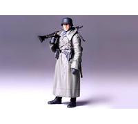 TAMIYA 300036306 1:16 WWII Figure German Soldier with Coat and MG,Grey,Medium