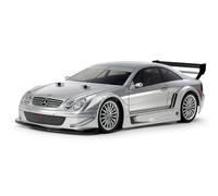 Tamiya 47493 1:10 RC MB CLK AMG 2002 TT-02 Silver painted - Radio Controlled Car, RC vehicle, model making, building kit, hobby, handicrafts, RC model making