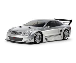 Tamiya 47493 1:10 RC MB CLK AMG 2002 TT-02 Silver painted - Radio Controlled Car, RC vehicle, model making, building kit, hobby, handicrafts, RC model making