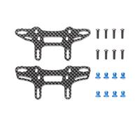 Tamiya 47521 XM-01 Carbon Damper Stays (Front & Rear), (XM01), NIP