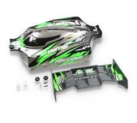 Tamiya 500801039 - 1:8 Body Set Akuma Green/Cyan - New