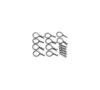 TAMIYA Body Clips Size/Clear, Black