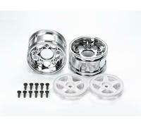 Tamiya Wheels 50673 5-Spoke 2-Piece Wide 30 mm (1 Pair) Nismo GT-R/Toyota Tom's Supra