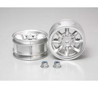 TAMIYA 300050676 - Rims Mini Cooper (2) Chrome, 24 mm