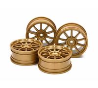 TAMIYA 51022 Medium Narrow 10-Spoke Wheels (Offset 0) 4Pcs (Subaru Impreza), NIP