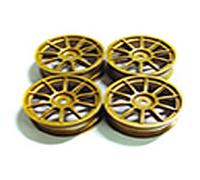 TAMIYA 300051022 - 1:10 Rims Subaru Impreza, 4, 24.5 mm, Gold