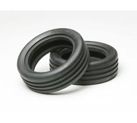 Tamiya 51207 2WD Off-Road Wide Grooved Front Tyres (60/19), DT02/DT03/TD2/TRF211