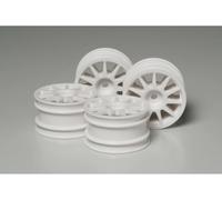 TAMIYA 300051237 - M-Chassis Rims Suzuki Swift (4), White