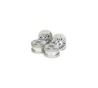 TAMIYA 300051362 M Wheel Rim Set Fiat 500 (4), Silver