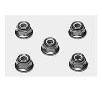 Tamiya 53159 4mm Flange Lock Nut Blue - RC Hop-ups